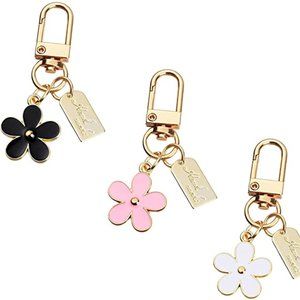 Flower Power Keychain/Bag Charm Set